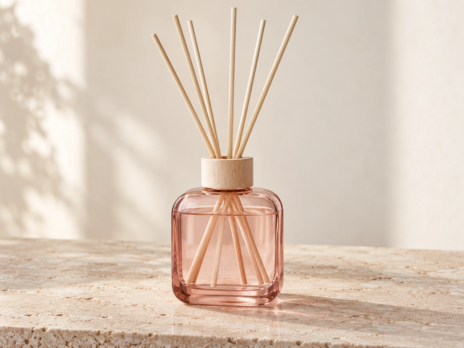 Custom reed diffusers with bottles, caps and natural reeds 3